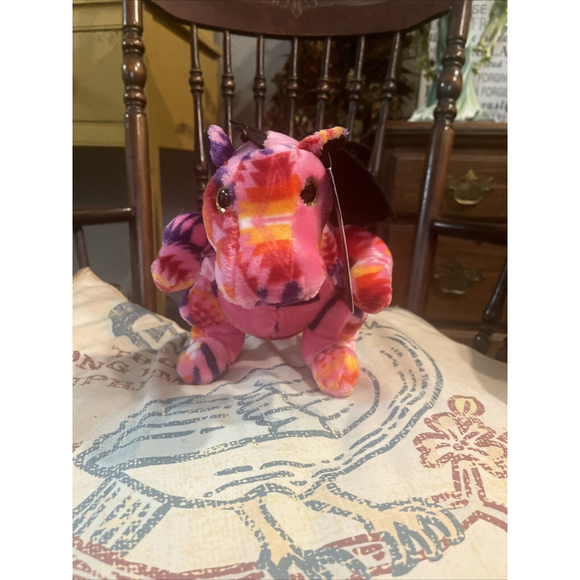 NWT Pink 12 Inch Dragon nWT By Nativo Stuffed Animal - Picture 1 of 6
